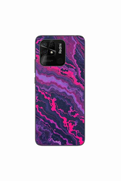 OEM Case compatible with Xiaomi Redmi 10C Silicone Gel Tpu Model Midnight Ros...