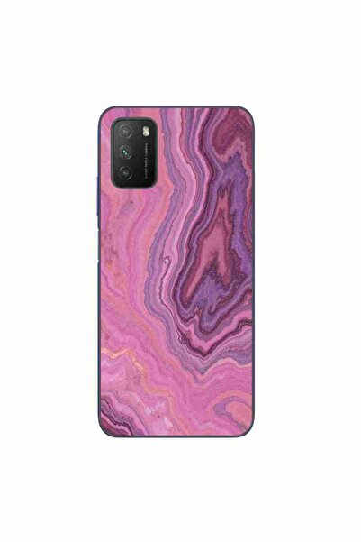OEM Case compatible with Xiaomi Poco M3 Silicone Gel Tpu Pattern Pink Quartz ...