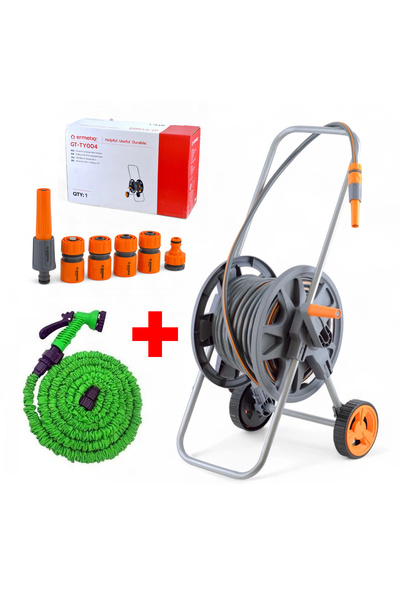 Ermetiq Set furtun de grădină, Ermetiq, furtun de 30 m, 1/2 inch, 3 straturi,...