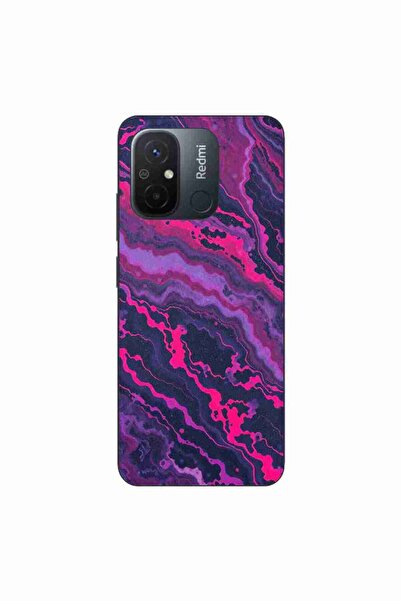 OEM Case compatible with Xiaomi Redmi 12C Silicone Gel Tpu Model Midnight Ros...