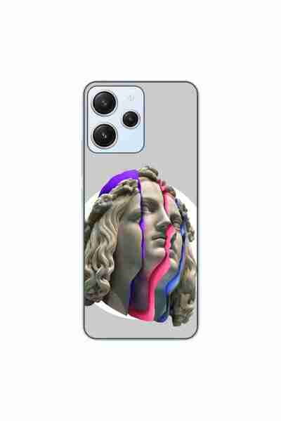 OEM Case compatible with Xiaomi Redmi 12 4G Silicon Gel Tpu Pattern Neon Ruins