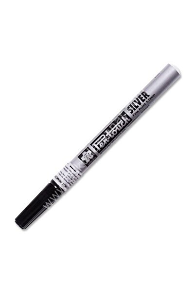 Sakura Pen-touch Markör Fine Permanent Kalem Gümüş 1,0mm