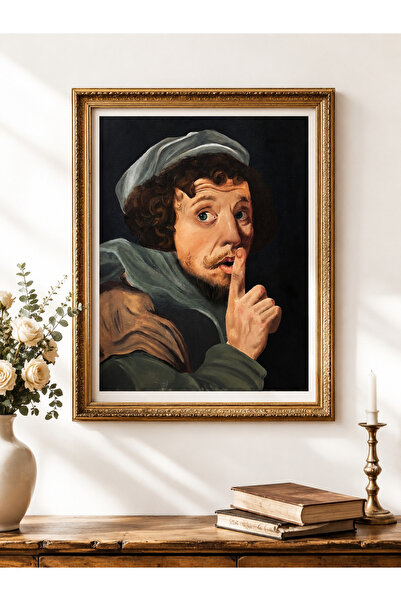 EL YAPIMI Portre Akrilik-Yağlı Boya Tablo | 50x70