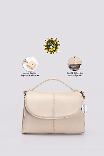 westbag Geantă de umăr din piele naturală pentru femei, cu compartiment pentr...