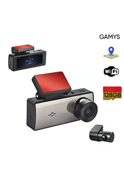 GAMYS Camera auto Q9PRO duala fata-spate, 2K + 1080P, WiFi, GPS Track, ADAS, ...
