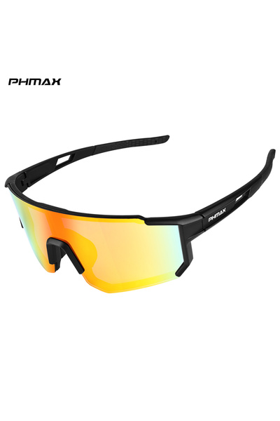 Choice5 106007 PHMAX Polarized Cycling Sunglasses for Men UV400 Protection Wi...
