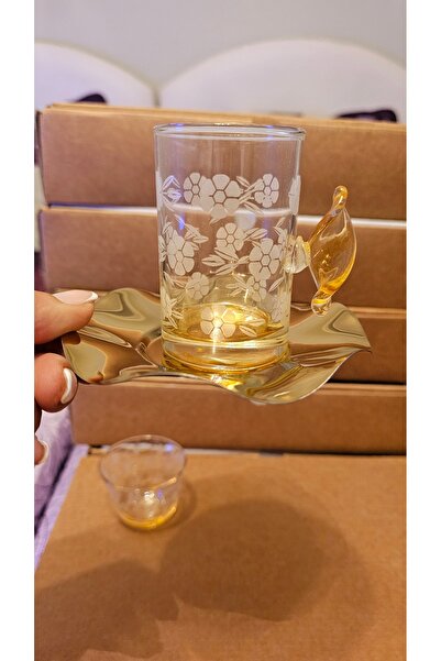 Turkish Store İstanbul Keopsantique K-1 18-Piece Tea and Coffee Set