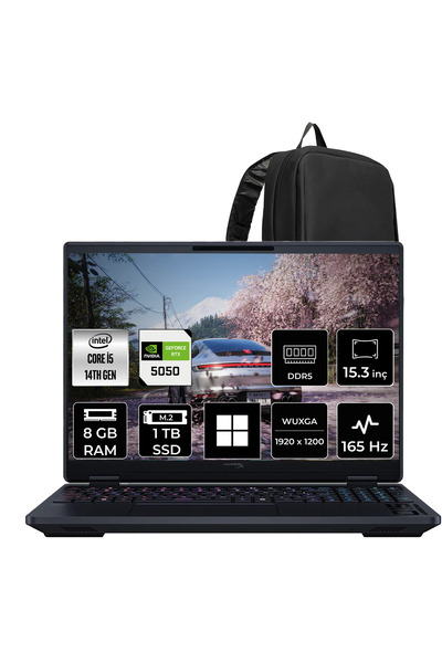 HP Hyperx Omen 15 i5 14500HX 8GB 1TB SSD RTX5050/8GB 15.3" WUXGA 165Hz W11P G...