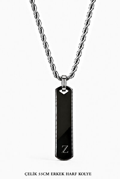 Jack Ferrero Z letter steel men's necklace / 55 cm