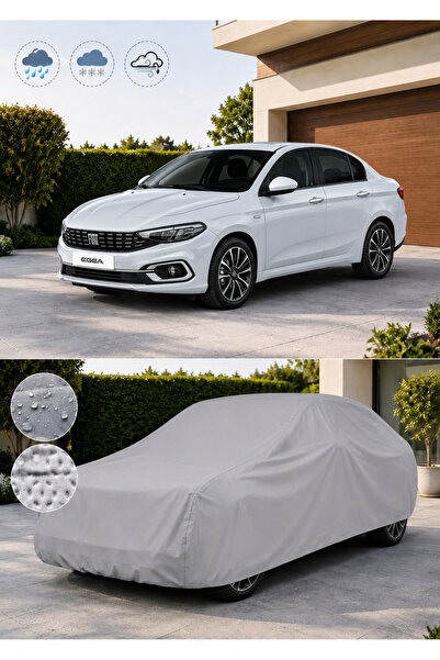 cashen Fiat Egea Sedan Araç Brandası Su Geçirmez Tam Koruma Toz ve Kir Koruma...