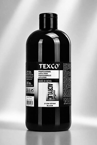 Rich TEXCO AKRİLİK BOYA 1500 CC SİYAH
