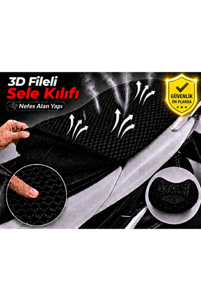 Vi Caro Κάλυμμα σέλας μοτοσικλέτας Vespa GTS 300 Super 3D Mesh Κάλυμμα σέλας ...