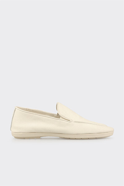 Elle Shoes Bej Deri Erkek Günlük Ayakkabı