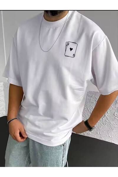 JANTIL MODA 🔥 Unisex Oversize 100% Cotton Crew Neck Short Sleeve T-Shirt 🔥