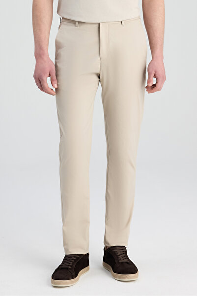 Twn Relaxed Fit (No Pile) Beige Jogger Pants
