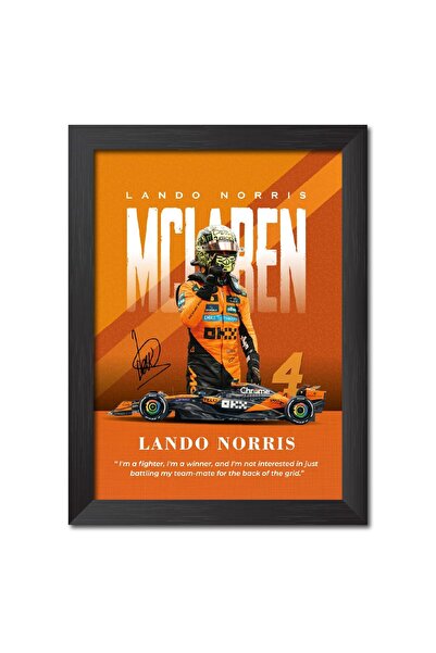 ALAYRA International Alayra Lando Norris Poster McLaren F1 Car Posters Formul...