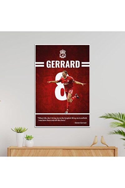 Signtouch Advertising Alayra Steven Gerrard poster Liverpool Wall Poster with...