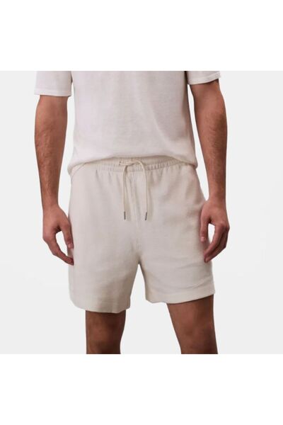 Calvin Klein Sort HD COTTON WAFFLE SHORT