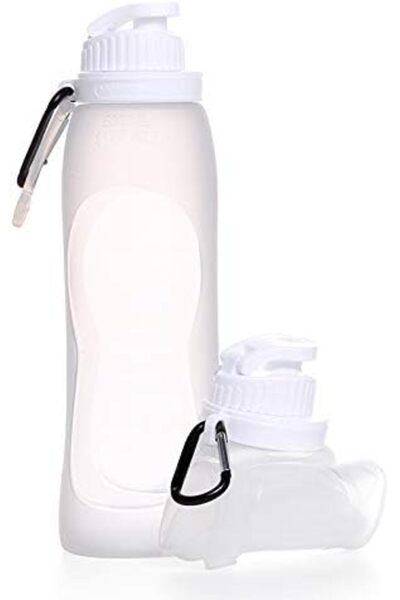 Arabest 500ml Collapsible Water Bottle,BPA Free Silicone,Portable Leakproof,8...