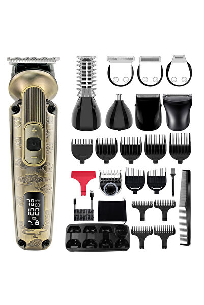 Hatteker Beard Trimmer Moustache Trimmer for Men 8 in 1 Adjustable Speed Wate...