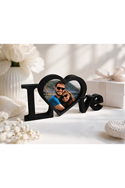 farist إطار صور بتصميم LOVE مزخرف، هدية مثالية لأحبائك.