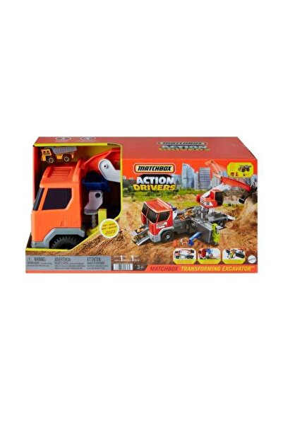 mattel Camion excavator, Mattel, Matchbox, Multicolor
