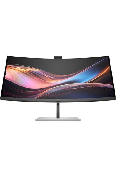 HP 734pm Monitor curbat IPS LED de 34 de inci, WQHD 3440x1440, HDMI, DisplayP...