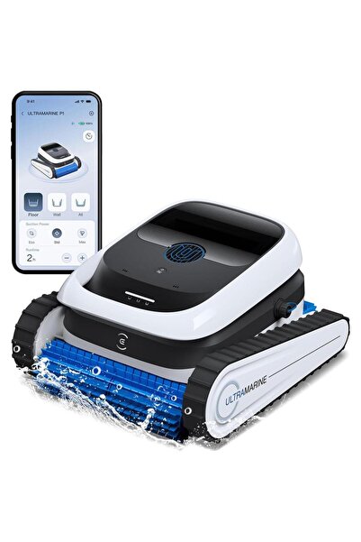 Ecovacs ULTRAMARINE P1 Pool Cleaning Robot, 4 Roller Brushes, 180 min Runtime...