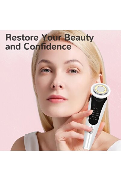 Generic Aparat Radiofrecvență Facială EMS 7 în 1, Lumină LED, Anti-Aging, Lif...