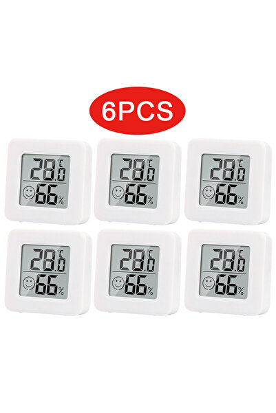 Choice9 6PCS Type 5 6-10pcs Digital Thermometer Hygrometer Indoor Mini Temper...