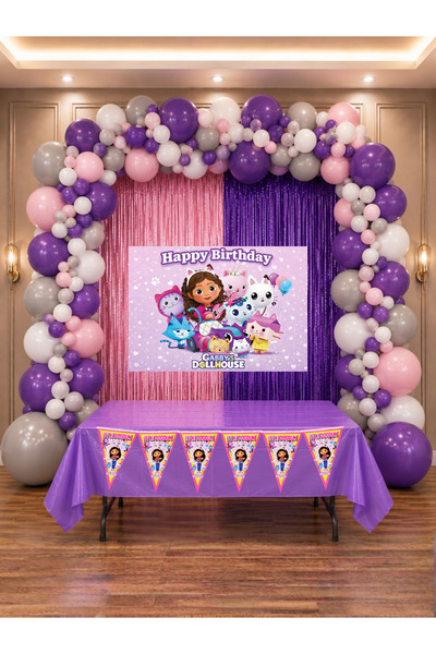HAPPYLOOPPARTY Gabby Dallhouse Gabby's Dream House Set de baloane pentru petr...