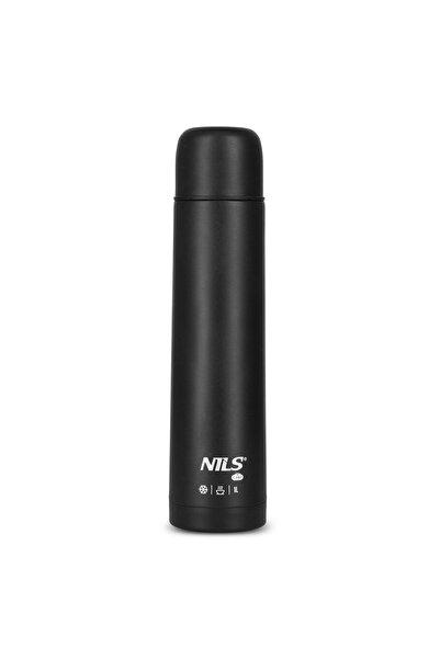 NILS CAMP NC3804 NEGRU 1000 ML TERMOS TURISTIC