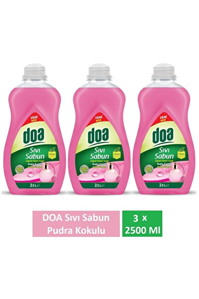 Doa Sıvı Sabun Pudra Kokulu 2.5 Lt x 3 Adet