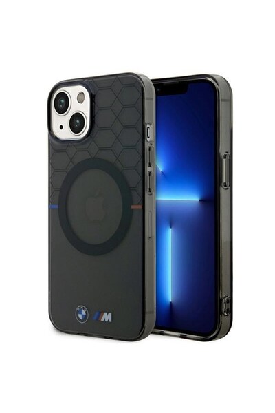 BMW Husă BMHMP14MHGPK pentru iPhone 14 Plus 6.7 ", gri, gri, model MagSafe