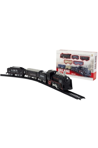 Avaleea Trenulet Electric Cu Sina Si Vagoane Pentru Copii, Set Locomotiva Cu ...