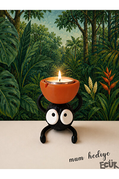 Genel Markalar Anime Sevimli Karakter Mumluk Mum Dahil Dekoratif Tealight Hed...