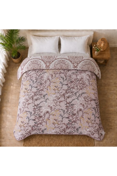 Bikaya Home Husă de pat multifuncțională dublă Aden |   200x220 cm |   Design...