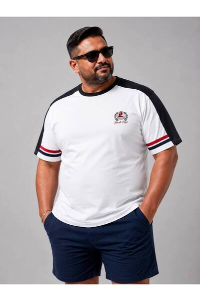 ANNEX Tricou pentru bărbați, mărime mare, din bumbac, cu croială confortabilă...