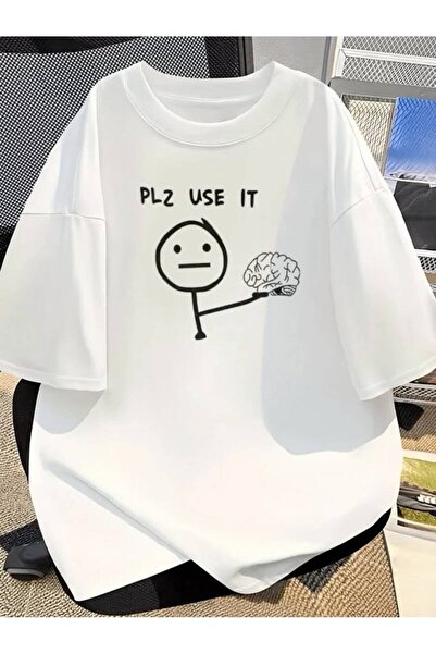 JANTIL MODA 🔥 Unisex Oversize 100% Cotton Crew Neck Short Sleeve T-Shirt 🔥
