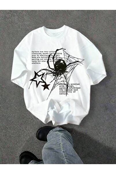 JANTIL MODA 🔥 Unisex Oversize 100% Cotton Crew Neck Short Sleeve T-Shirt 🔥