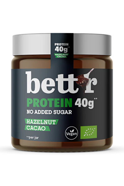 BETTR Crema proteica de alune de padure si cacao bio 250g