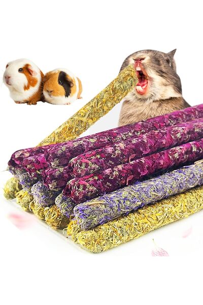 Bukela Rabbit Bunny Guinea-Pig Chew-Toys Treats - Timothy Hay Sticks Natural ...