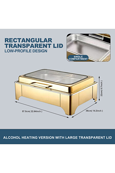 Vitakit Thermal pot buffet set - Made of stainless steel, suitable for family...