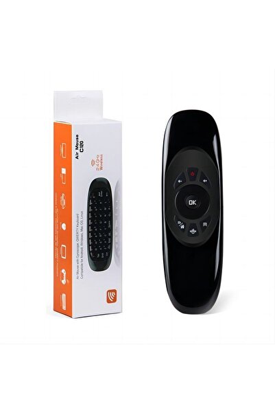 Air Mouse Smart Remote Air Mouse Gyroscope with Dual Keyboard - 2.4Ghz Wirele...