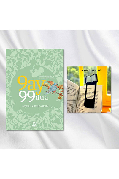 Nesil Yayınları 9 AY 99 DUA / KİTAP FİGÜRLÜ KİTAP AYRACI HEDİYE