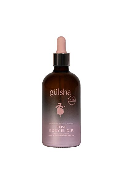 GULSHA HOME Sparkling Rose Body Elixir Pink - Moisturizing Body Oil 100 ml