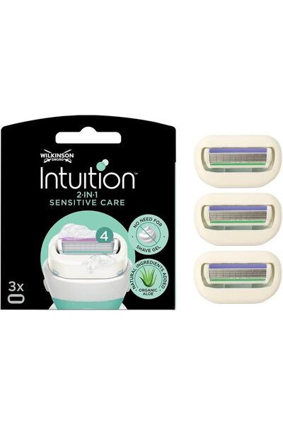 Wilkinson Σετ 3 ανταλλακτικών λεπίδων ξυραφιού Sword Intuition Sensitive Care...