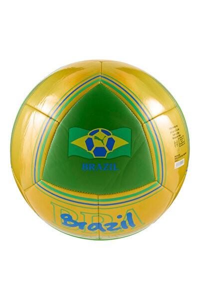 Puma National 2026 Brazil Fan Unisex Yellow Soccer Ball 08496902