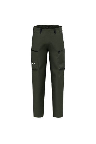 Salewa Ανδρικό παντελόνι πεζοπορίας Puez Hemp Durastretch-Χακί-48/M