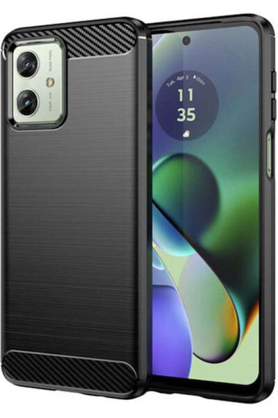 Techsuit Πίσω Κάλυμμα Σιλικόνης Μαύρο (Motorola Moto G54) Κωδικός: KF2314830
